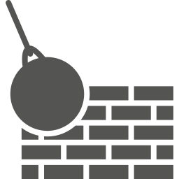 bricks-wall-and-demolition-ball